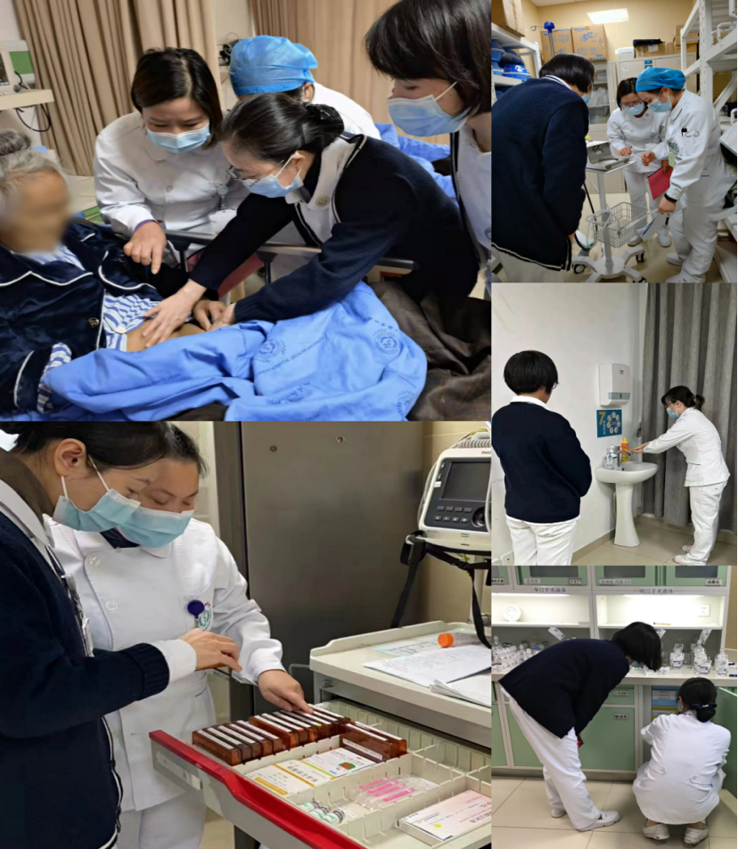 护理部组织开展年终护理质量大检查